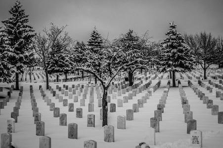雪, 公墓, 国家墓地