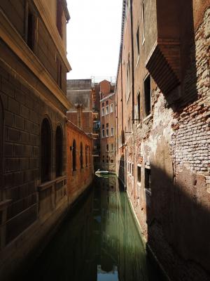 威尼斯, taly, 房屋, 里亚托, 河, 水, 吊船