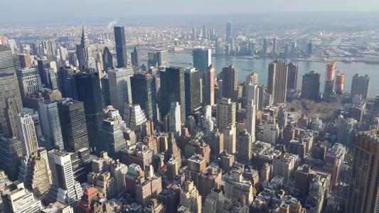 曼哈顿, 新增功能, 纽约, 城市, 摩天大楼, 建设, 风景名胜