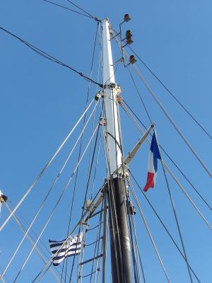 桅杆, 帆船, 传统, 蓝蓝的天空, 导航, 三桅, 小船
