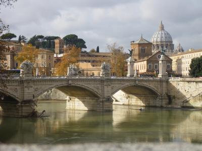 罗马, 梵蒂冈, 河, 桥梁, 桥-男人作结构, 建筑, 欧洲