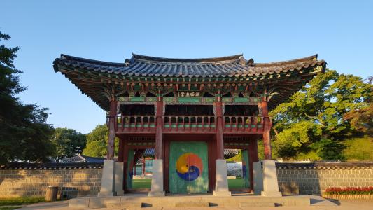 haemieupseong, 秋天, 韩, 文化财产, 秋天天空, 大韩民国, 韩国