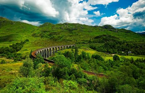 苏格兰, 高架桥, 景观, 风景名胜, 具有里程碑意义, 历史, 旅游