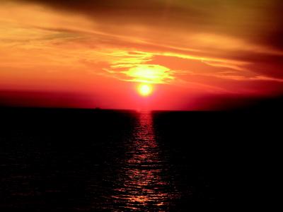 科西嘉, 日落, 海洋