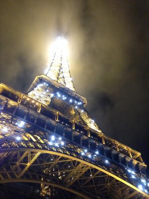 埃菲尔铁塔, 巴黎, 灯, 法国, 旅行, 天空, 纪念碑