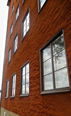 立面, 窗口, 结构, 反思, 斯德哥尔摩, 建筑, 房子