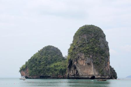 泰国, 岩石, 自然, 海, 水, 假日, 视图