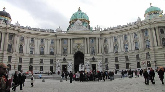 皇家宫殿迈克尔门, 维也纳, 建设, 观光, 旅游, 旅行, 城市断裂