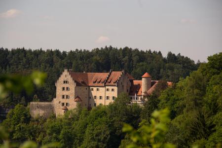 rabenstein, 城堡, 中世纪, 森林, 景观, 感兴趣的地方, 绿色