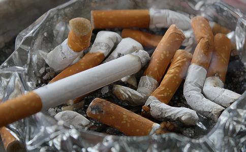 香烟, 火山灰, 倾斜, 吸烟, 烟灰缸, 厌恶, 癌症