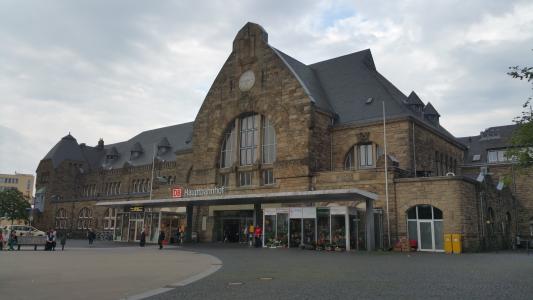 亚琛, 德国, 石头, 火车, 车站