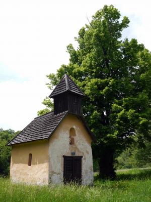 教堂, 树, 草, 斯洛伐克, 贝卡, 教会