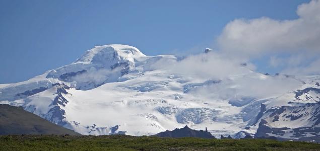 冰川, 山脉, 雪, 地块, 火山景观, 冰岛