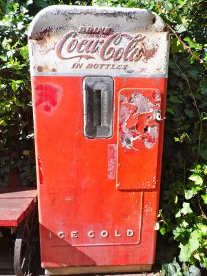 焦炭机, 可口可乐, 老, 古董, 自动售货机, 苏打水, 流行音乐