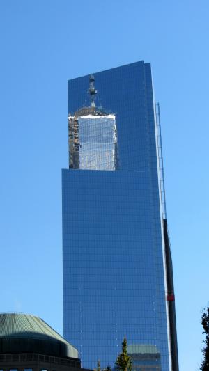 摩天大楼, 一个世界贸易中心, 镜像, 曼哈顿, 建筑, 现代, 建设