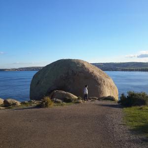 花岗岩岛, 南澳大利亚, 岩石, 大, 海