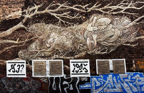 涂鸦, 墙上, 人为破坏, 绘图, 柏林, 大城市, 德国