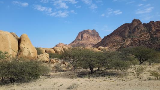 spitzkoppe, 山脉, 纳米比亚, 沙漠, 纳米布, 干, 非洲