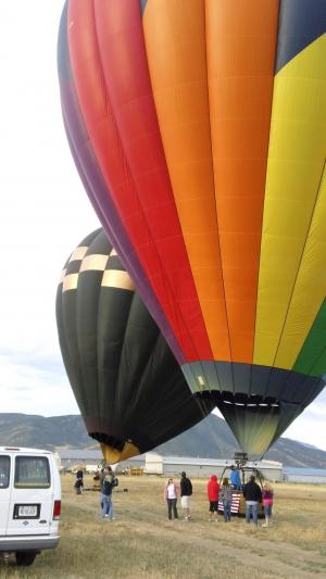 气球, 热空气, 颜色, 热气球旅行, 热气球, 开始, 升空