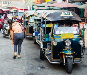 笃笃, 出租车, warorot 市场, 清迈, 北泰国