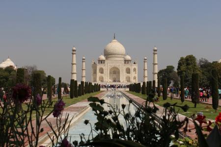 印度, 泰姬陵, 泰姬陵, 宗教, 寺, 阿格拉, 教科文组织世界遗产站点