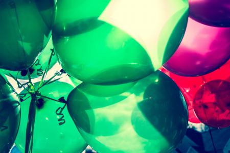 艺术, 气球, 生日, 光明, 庆祝, 庆祝活动, 特写