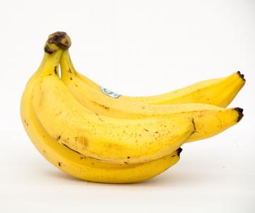 香蕉, 好的食物, 健康, 水果, 黄色, 白色背景, 香蕉皮