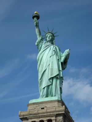 夫人自由, 具有里程碑意义, 纪念碑, 纽约, 纽约城, 纽约, 雕像