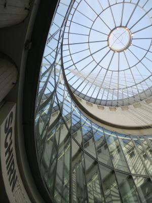 玻璃圆顶, 法兰克福, 博物馆, schirn, 城市, 艺术, 建筑