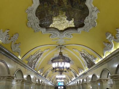 俄罗斯, 莫斯科, 资本, 从历史上看, 建筑, 地铁, 地铁
