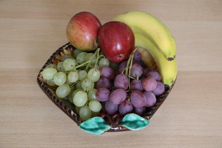 水果盘, 水果篮, 装饰, 食品, 水果, 维生素, 健康