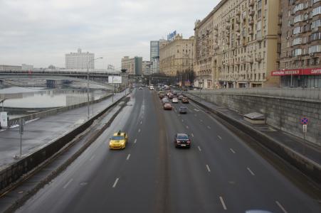 莫斯科, 道路, 公路, 运输, 俄罗斯, 交通, 街道