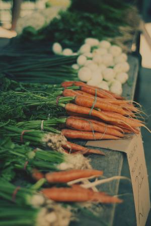 胡萝卜, 市场, 蔬菜, 新鲜, 叫 rothmans, 农业, 一种蔬菜