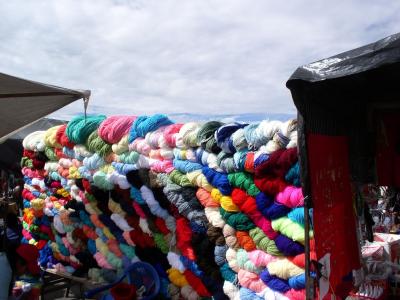 颜色, 羊毛, 市场, 厄瓜多尔, 文化