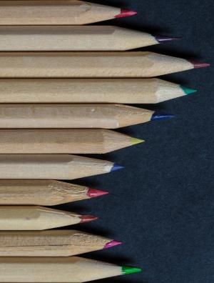 铅笔, 颜色, 线条, 木材, 森林, 文书, 写作