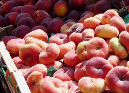 桃子, 葡萄园桃子, 水果, 多彩, 维生素, 健康, 水果