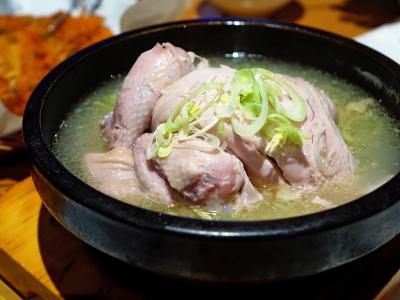 鸡汤, 人参, 韩国, 亚洲, 烹饪, 食品, 韩国食品