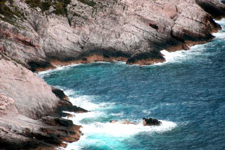 波, 岩石, 假期, 夏季, 岛屿, 扎金索斯, 希腊