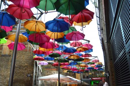 遮阳伞, 伦敦, 旅游, 旅行, 城市