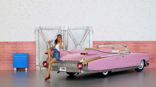汽车模型, 凯迪拉克, 凯迪拉克埃尔多拉多, 自动, 老, 玩具车, 美国