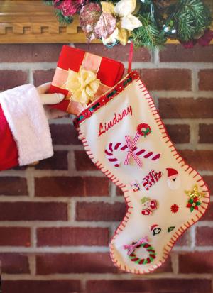 圣诞老人的手臂, 圣诞袜, 礼物, 圣诞节, 放养, 假日, 本