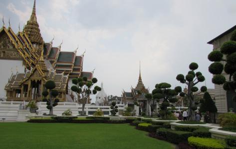 宫, 曼谷, 泰国, 亚洲, 建筑, 寺, 宗教