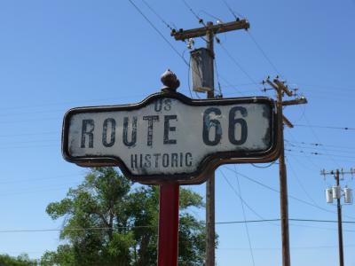66 号公路, 塞利格曼, 公路, 历史路线, 标志, 街道