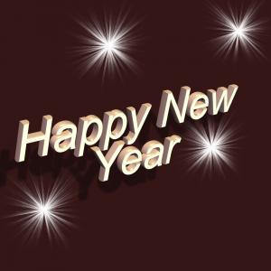 字体, 刻字, 新年快乐, 新的一年的一天, 年的轮, 新年除夕, 新的开始