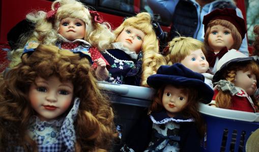 娃娃, 玩具, 女孩, 图, 面孔, 脸上, 娃娃脸