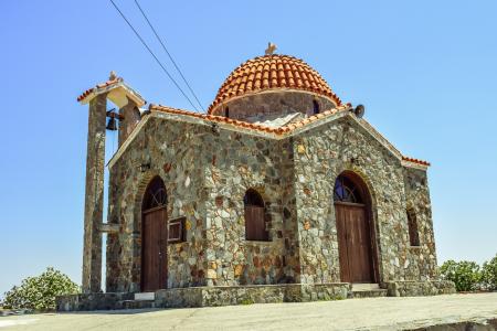 塞浦路斯, 圣纳帕圣瓦尔瓦拉, 教会, 东正教, 宗教, 建筑, 基督教