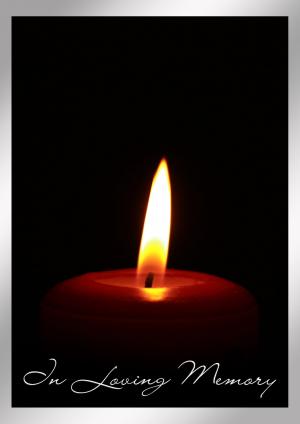 哀悼, 死亡, 模具, trauerkarte, 内存, 蜡烛, 光