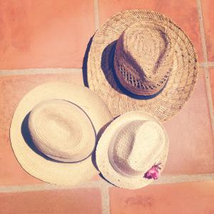 帽子, 家庭, 夏季, 稻草