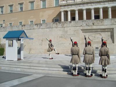 警卫队, 卫兵的变动, 希腊, 雅典, 统一, 希腊语, 政府