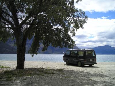 新西兰, 南岛, 湖, 大众汽车, 公共汽车, 旅行